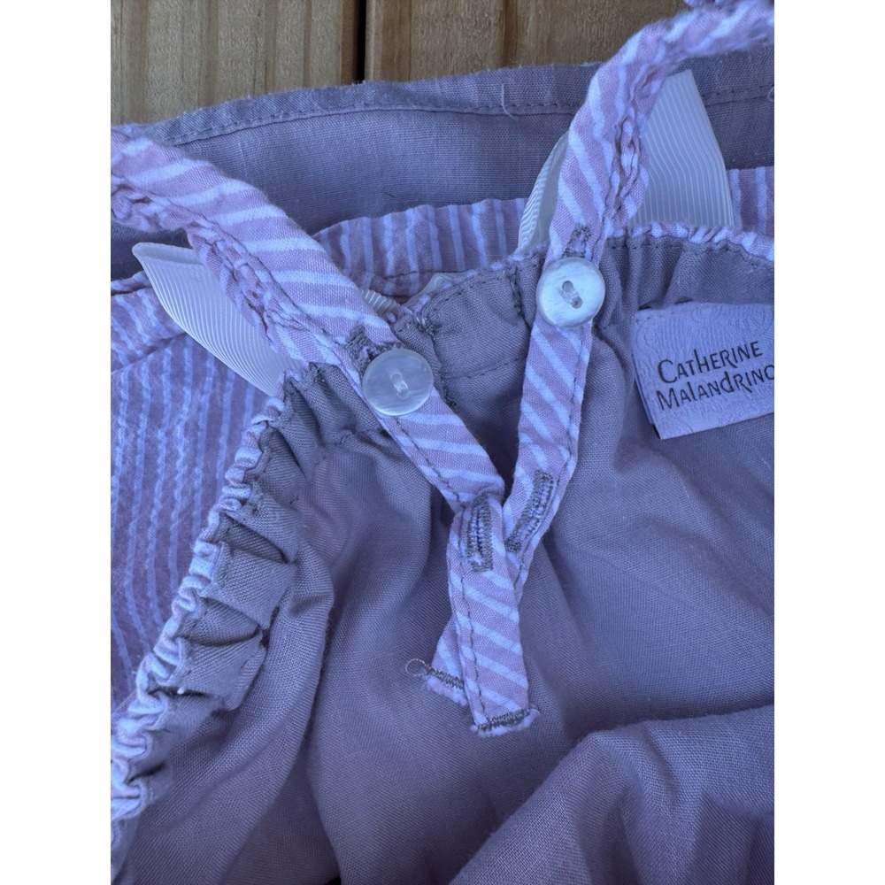 Catherine Malandrino Toddler Girl Striped Sundress 3t Embroidered Flowers - Picture 11 of 13